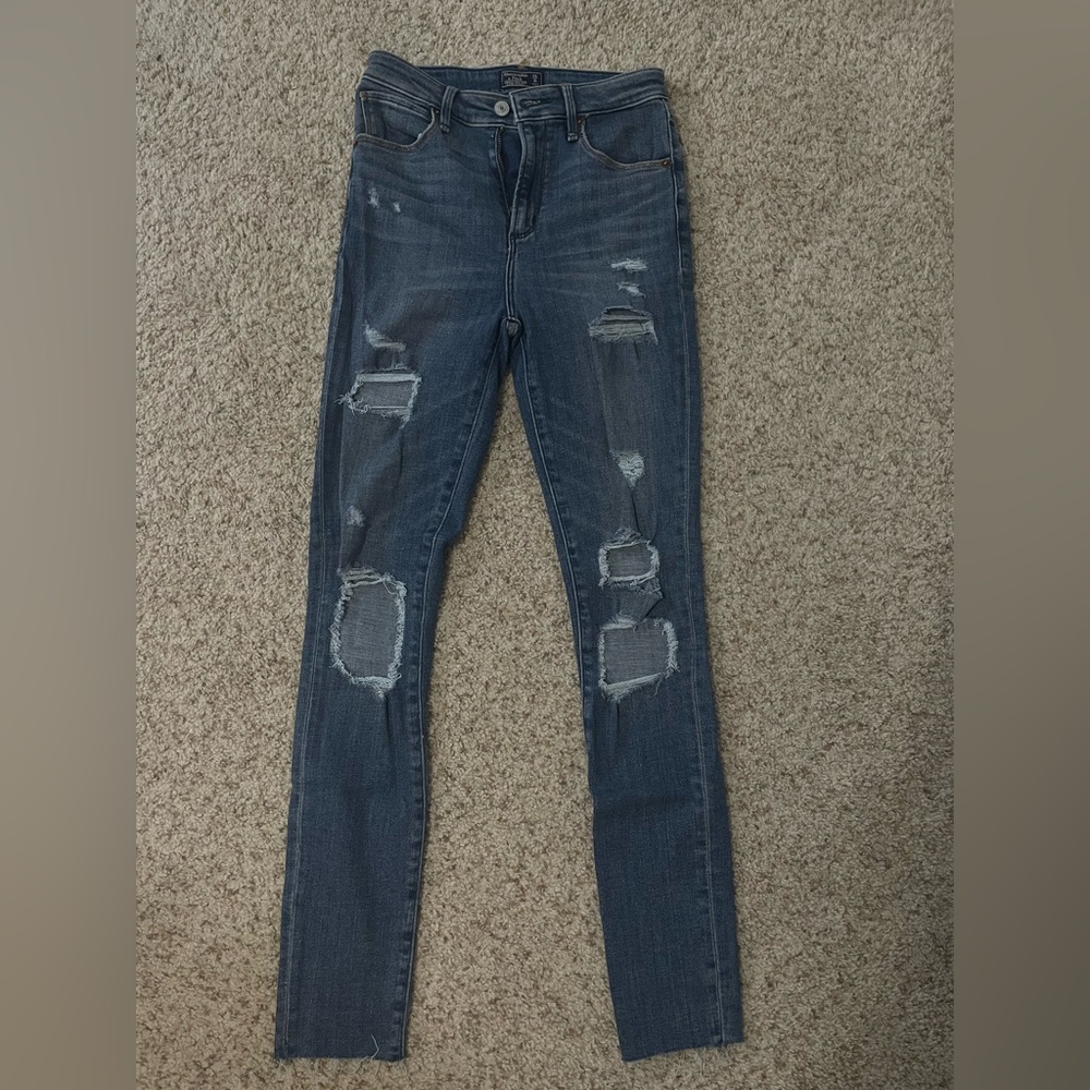 NWOT Abercrombie & Fitch Simone high rise super skinny jeans